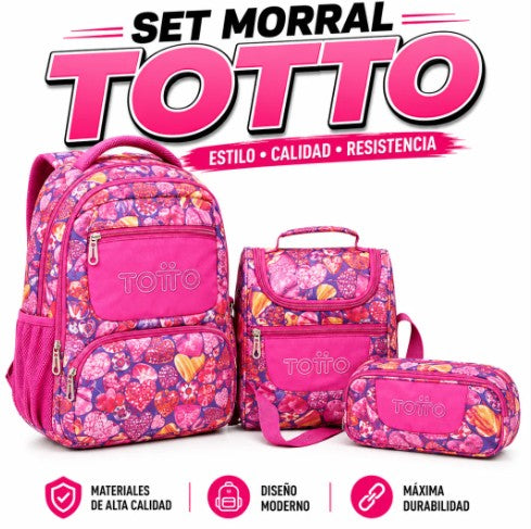 SET MORRAL TOTTO X3 UNIDADES