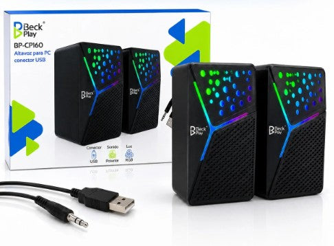 PARLANTES PARA PC CON LUCES RGB