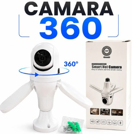 CAMARA BOMBILLO CON LUZ 360