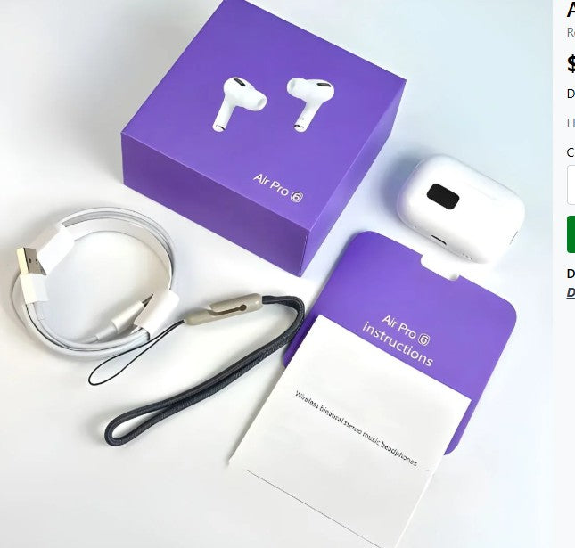 AirPods Generación 6 – Ref. REF-15414