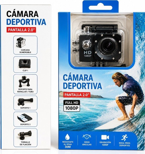 CAMARA GO PRO HD 1080 SPORTS