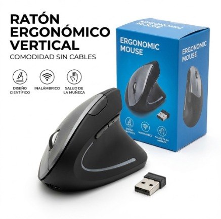MOUSE ERGONOMICO INALAMBRICO