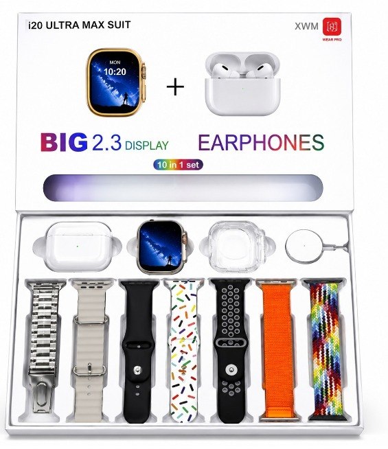 SMART WATCH + AUDIFONOS I20